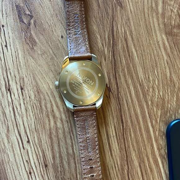 Nixon Brown Leather Strap Watch - Picture 2 of 4